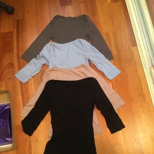 4 Old Navy Boat Neck 3/4 Sleeve Tops